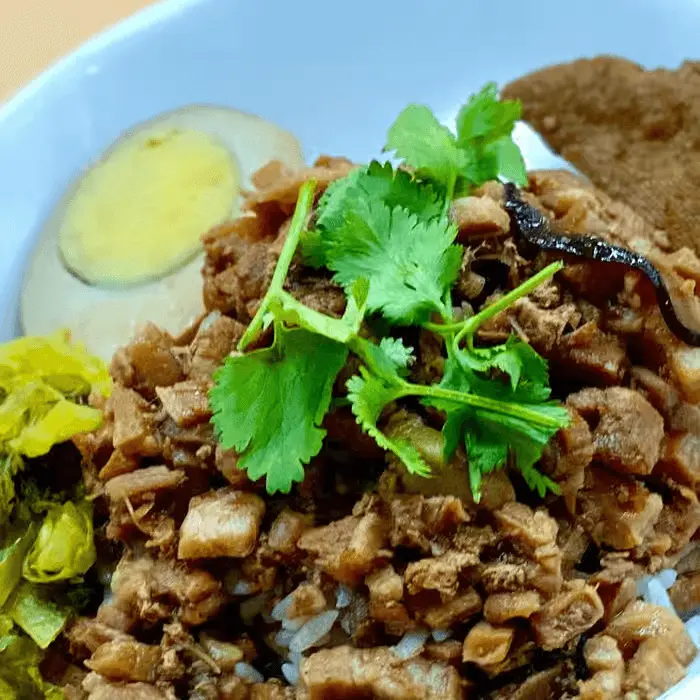 A15. Braised Pork Rice 滷肉飯 at Milk & Honey Cafe