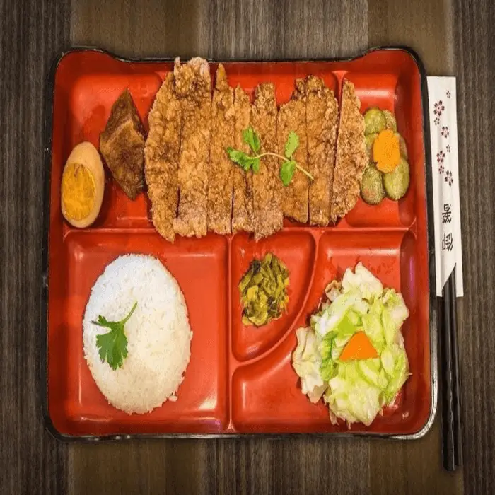 B01. Railroad Porkchop Bento 鐵路排骨便當 at Milk & Honey Cafe