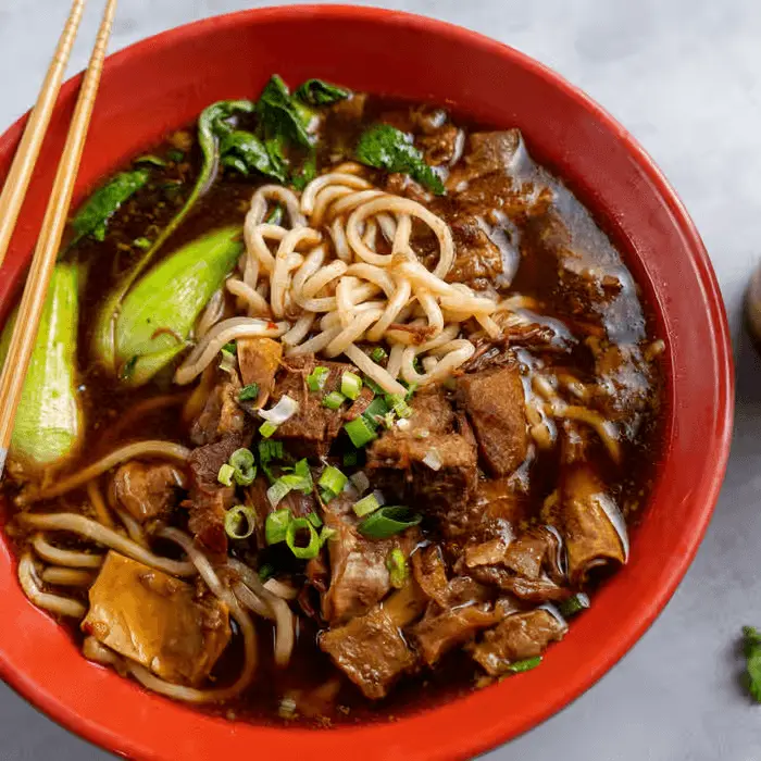 N01. House Special Spicy Beef Noodle Soup 招牌紅燒牛肉麵 at Milk & Honey Cafe