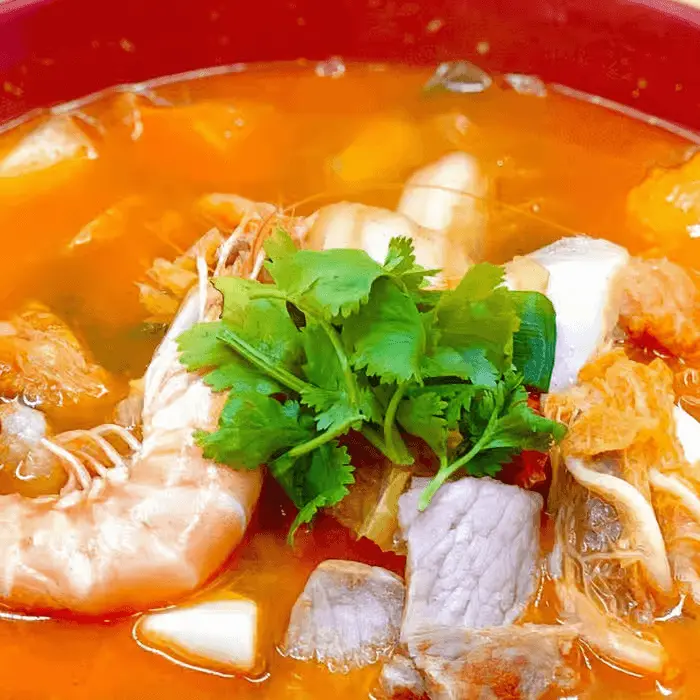 N12. Spicy Beef And Seafood Noodle 三鮮炒碼麵 at Milk & Honey Cafe