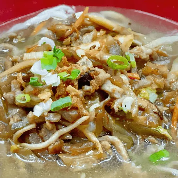 N14. Za Chai Shredded Port Noodle 榨菜肉絲麵 at Milk & Honey Cafe