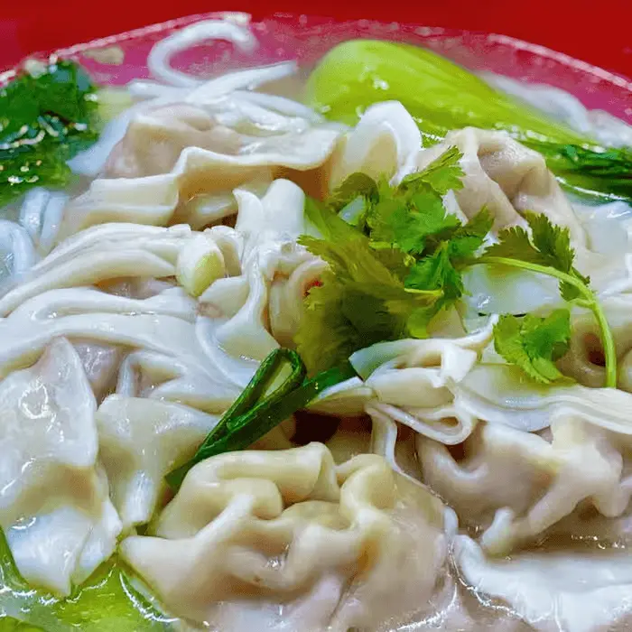 N18. Shrimp Wonton Noodle Soup 鮮蝦餛飩麵 at Milk & Honey Cafe