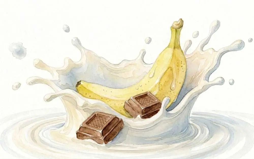 Choco Banana Milkshake at Milkcow