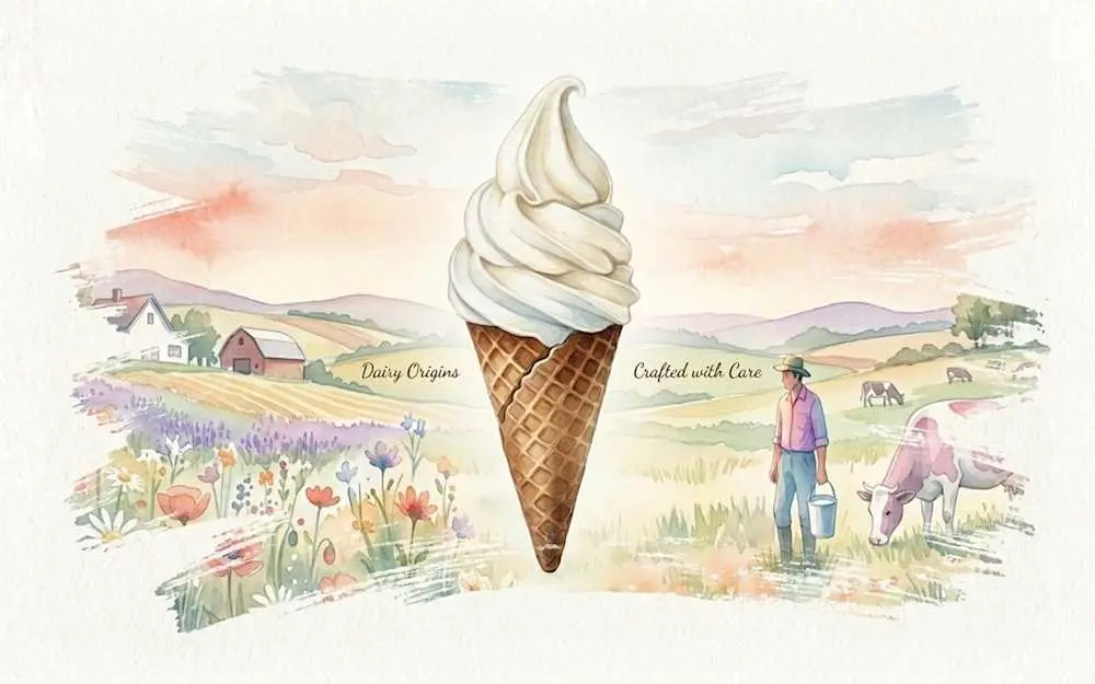 Cone Ice Cream at Milkcow