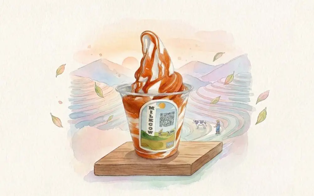 Milky Thai Tea at Milkcow