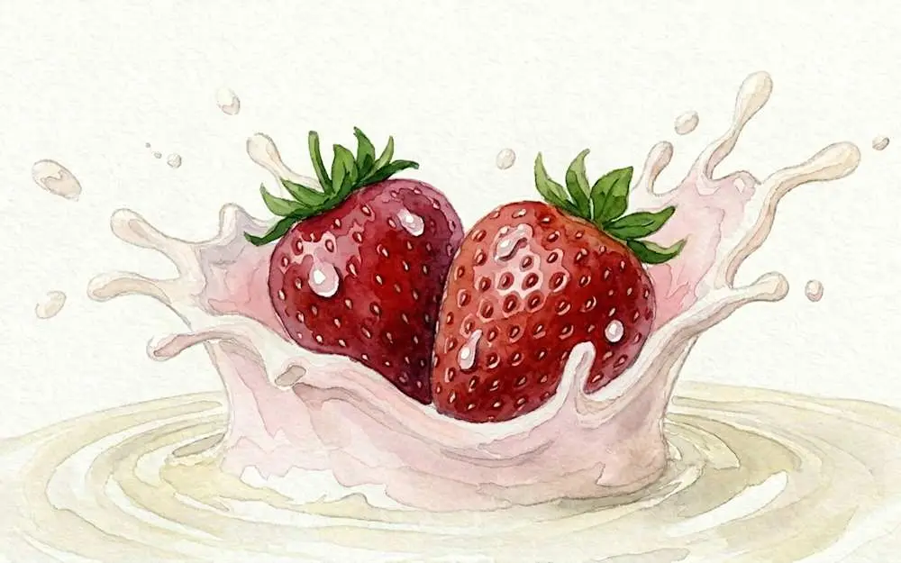 Strawberry Milkshake at Milkcow