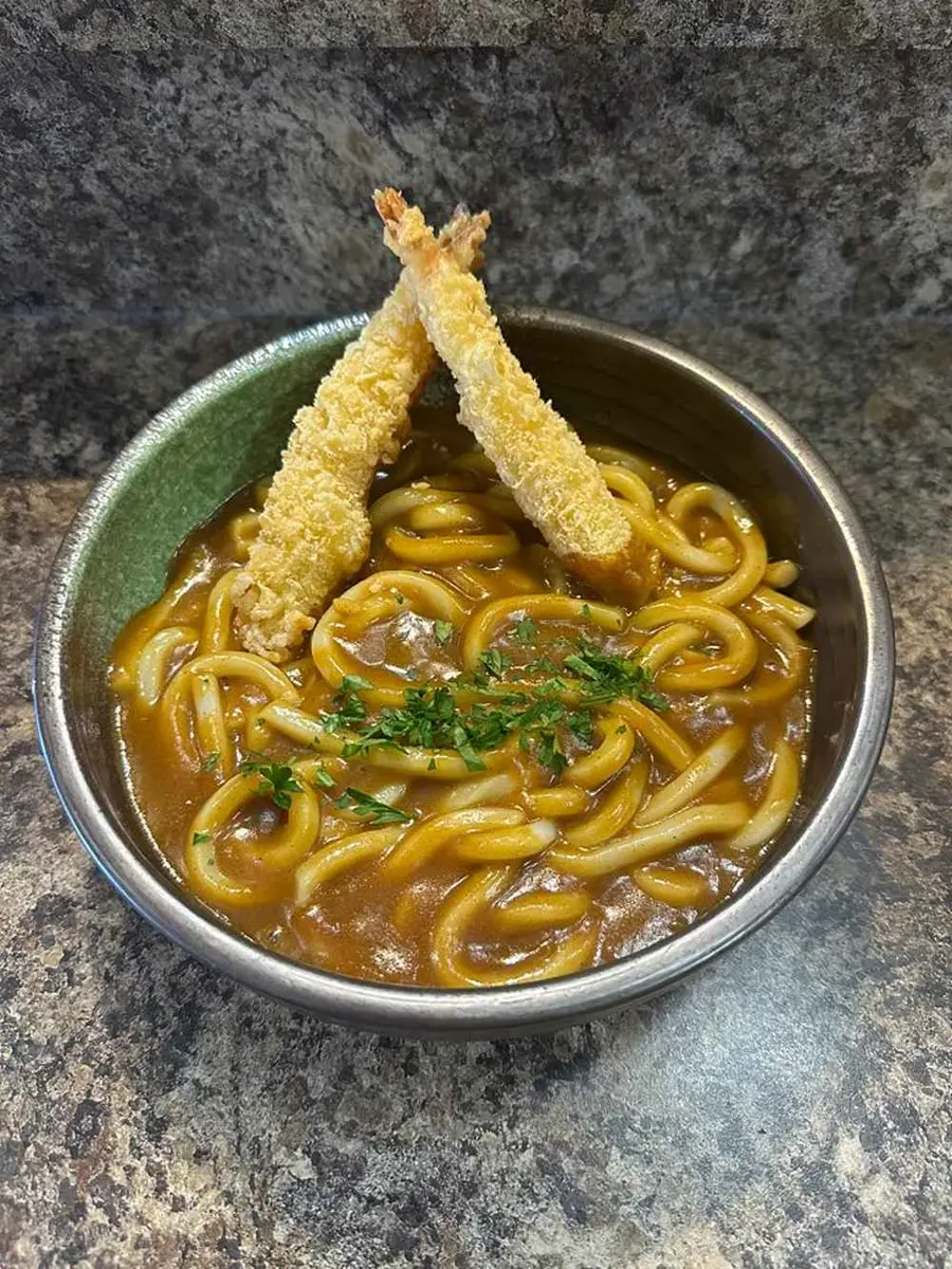 Shrimp Curry Udon at Mioki sushi