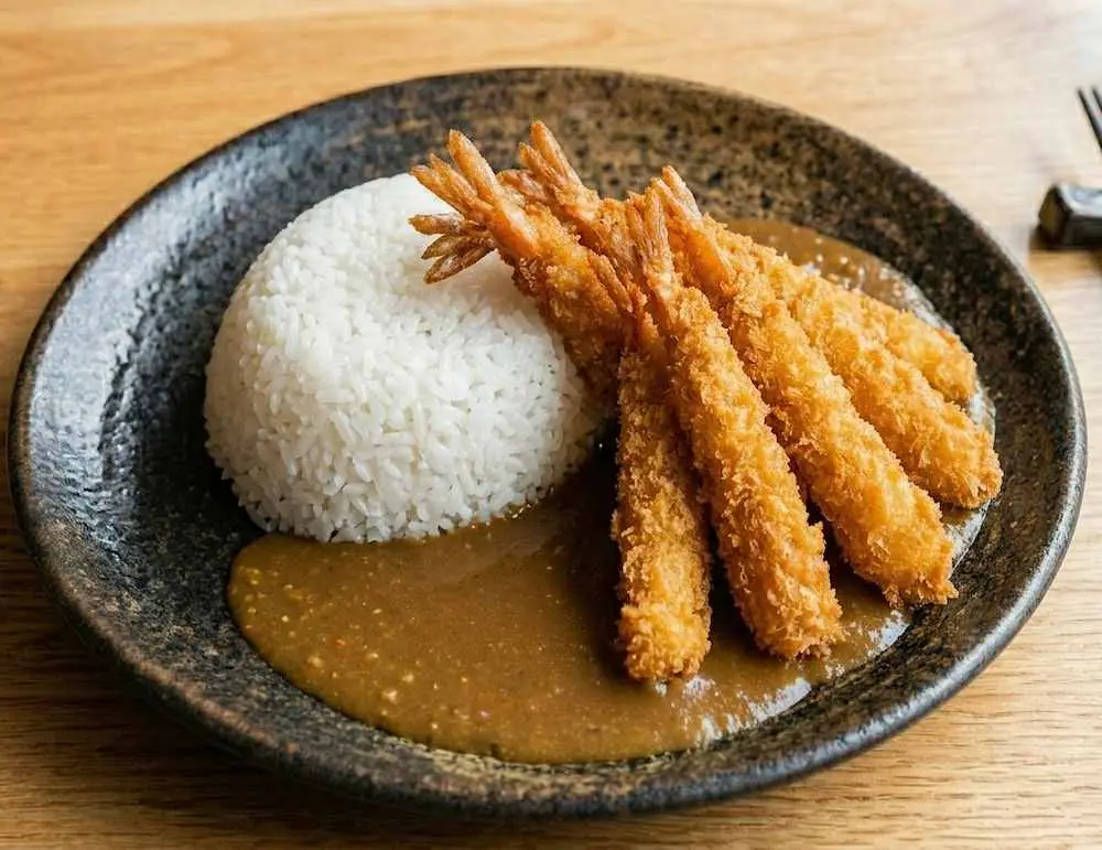 Shrimp Katsu Curry at Mioki sushi