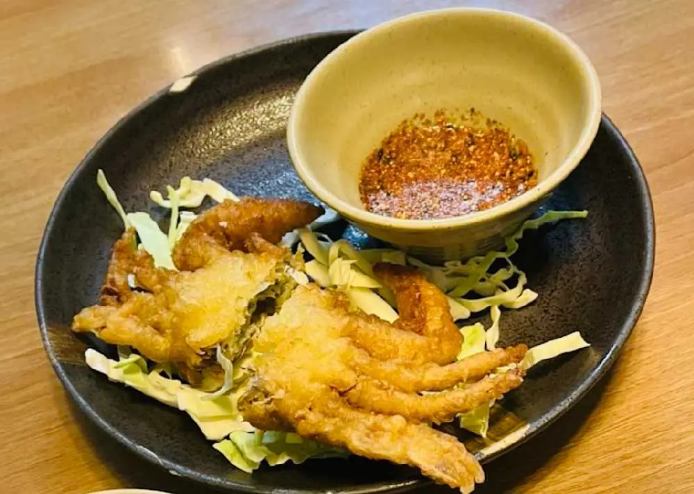 Soft Shell Crab at Mioki sushi