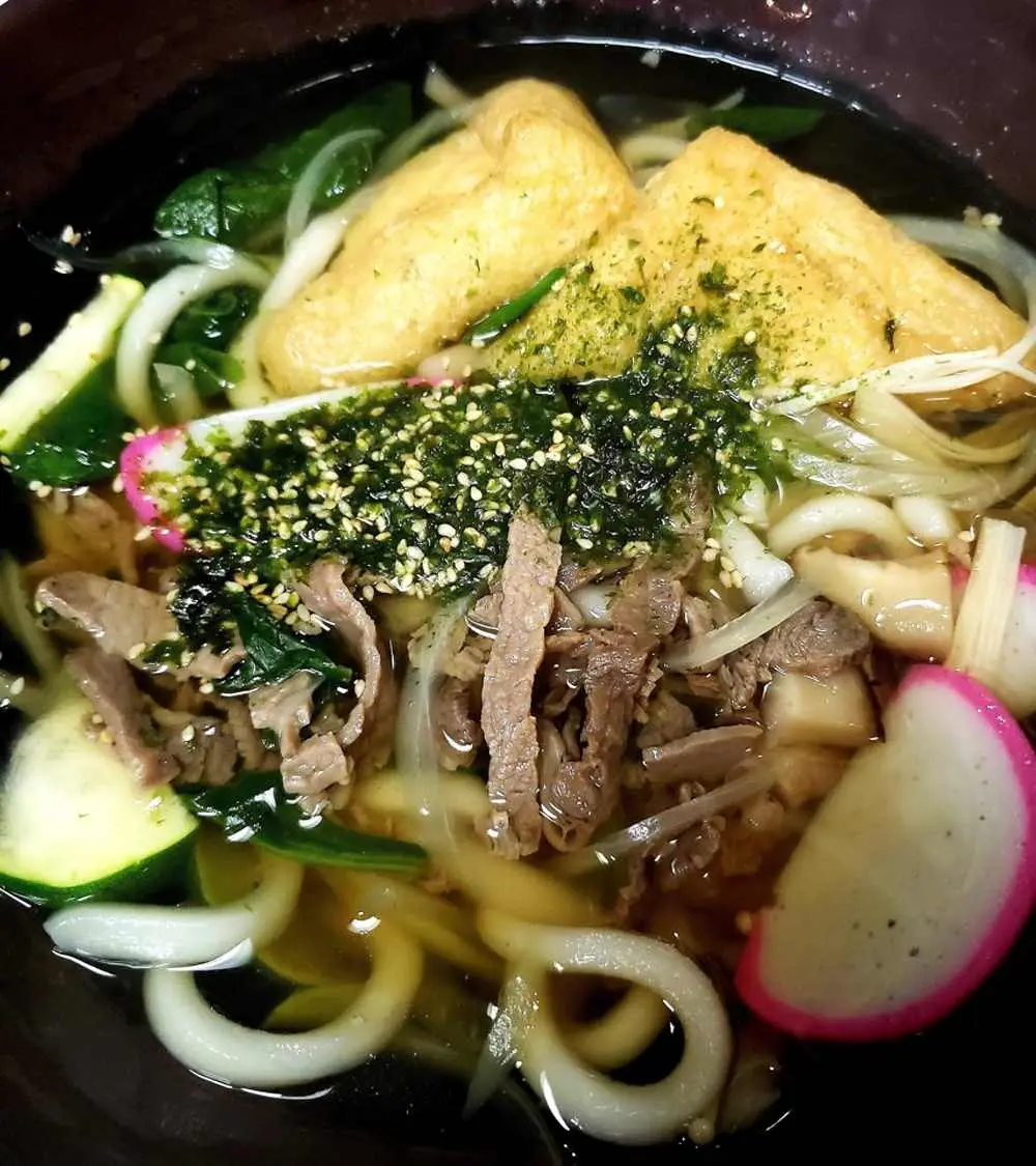 Beef Udon at MJ Sushi