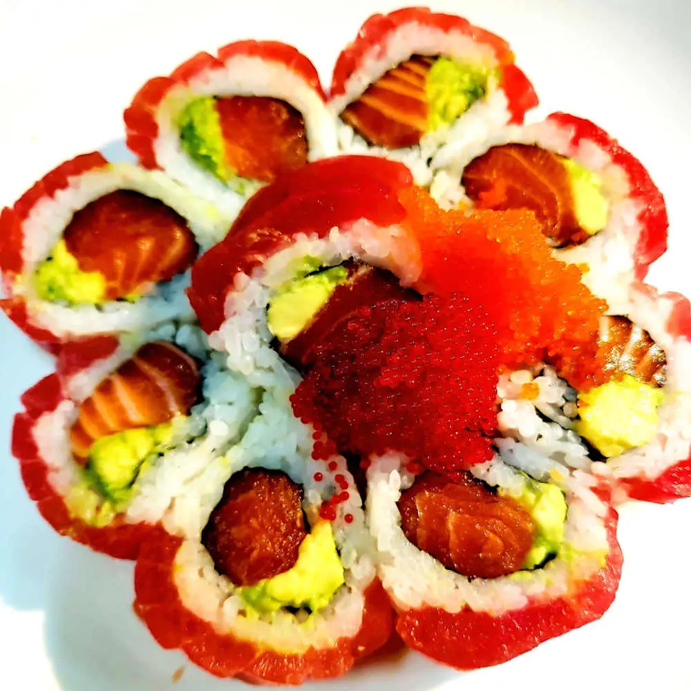 Cherry Blossom Roll at MJ Sushi