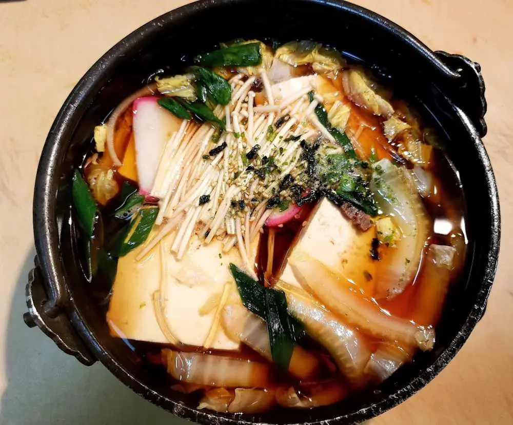 Meat Sukiyaki at MJ Sushi