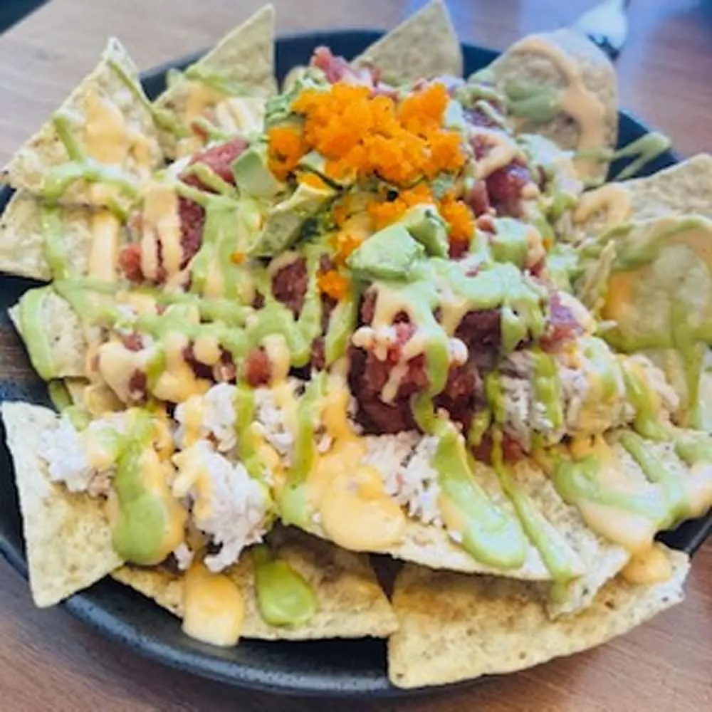 Mioki Nachos at MJ Sushi