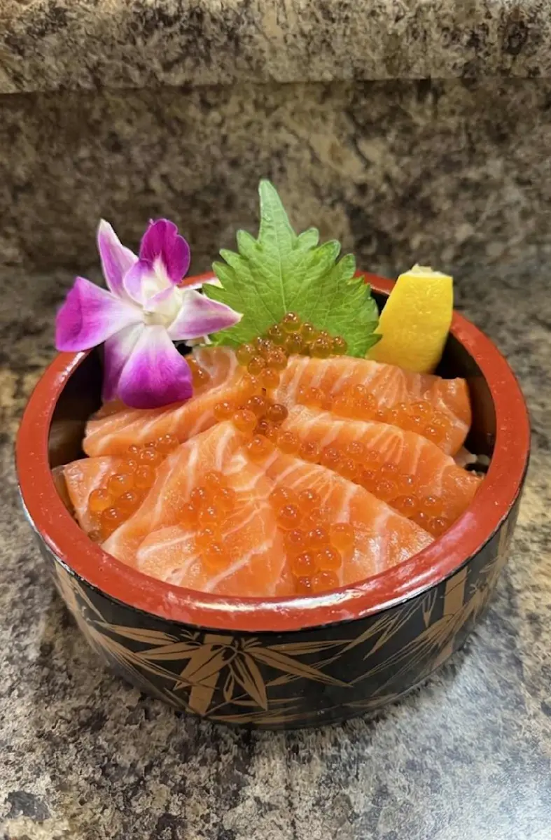 Sake Ikura Don at MJ Sushi