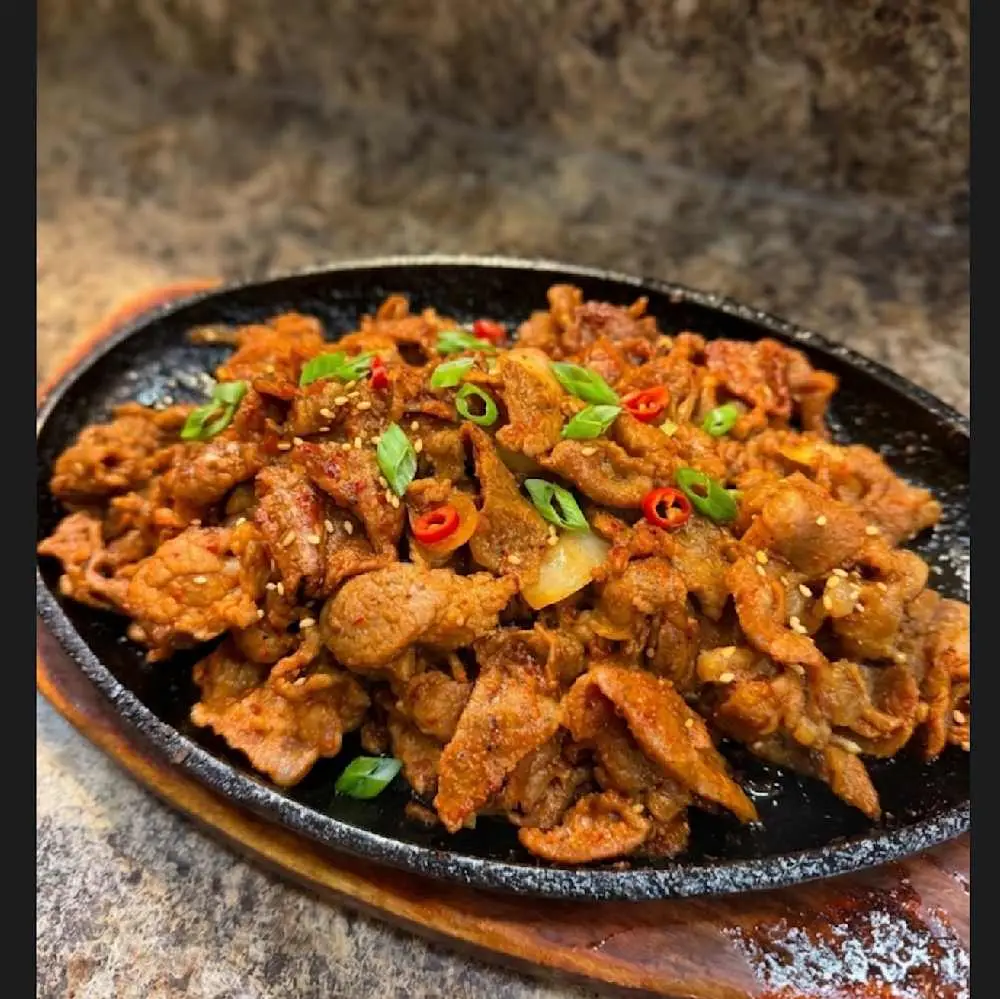 Spicy Pork at MJ Sushi