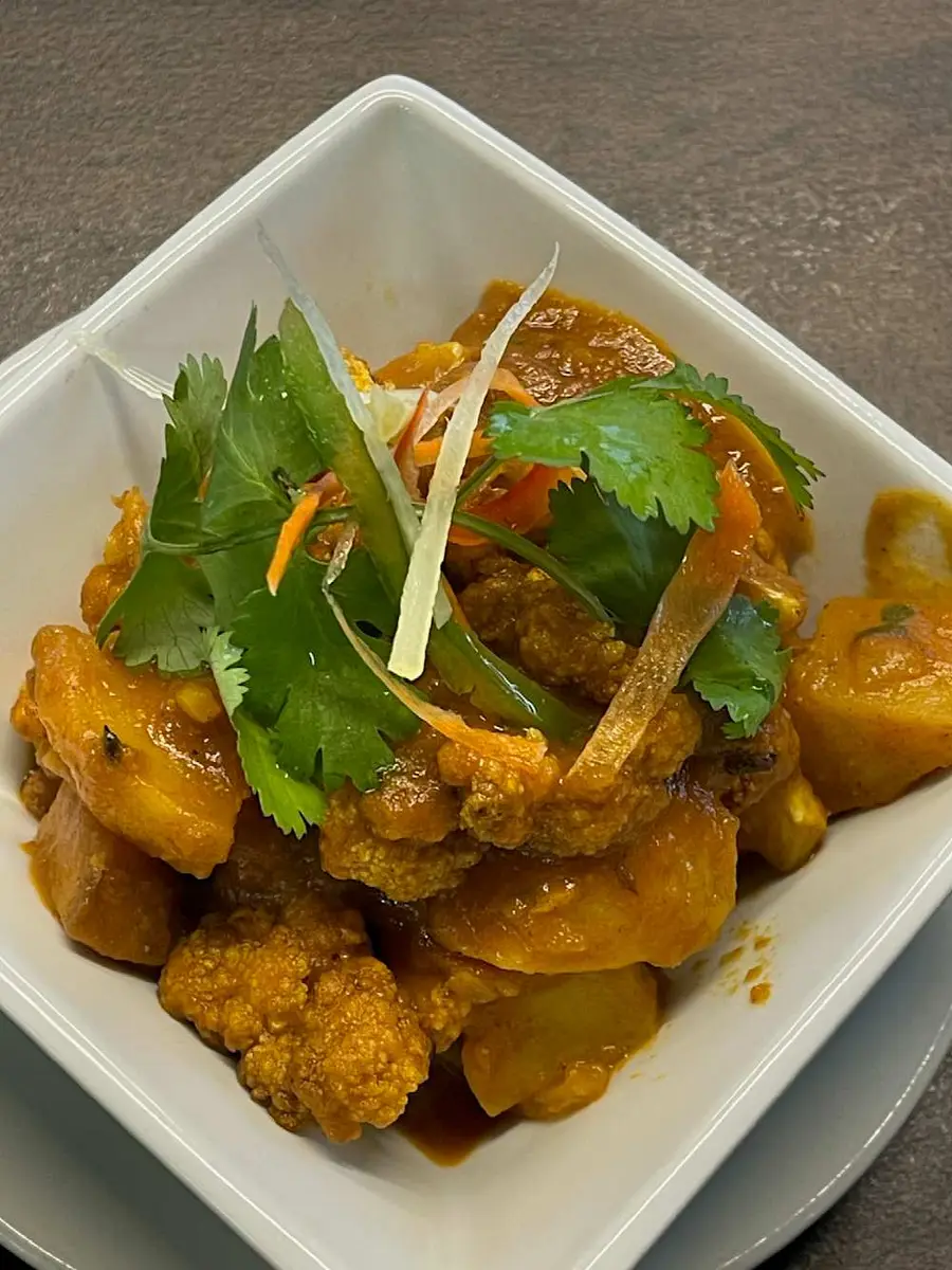 Aloo Gobi at Momo & Kebab