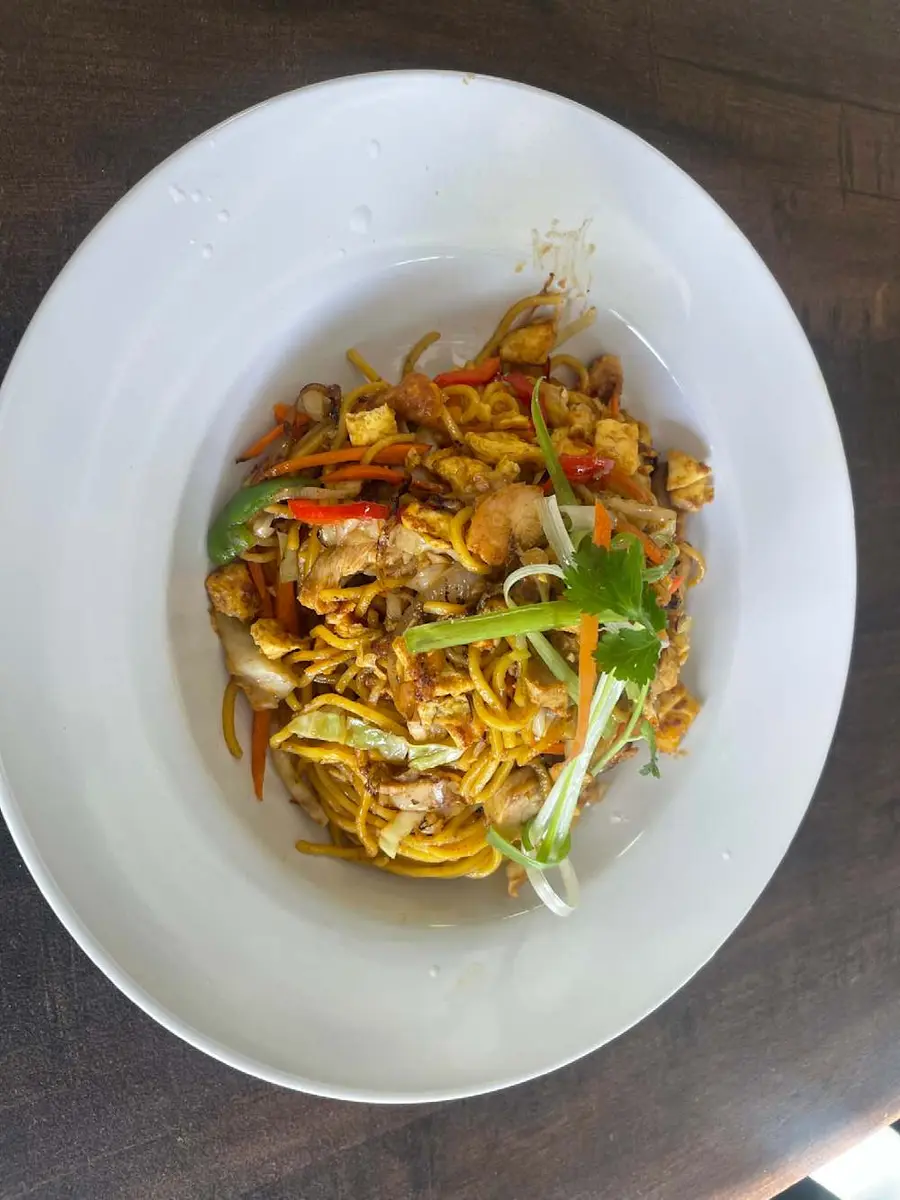 Chicken Chow Mien at Momo & Kebab