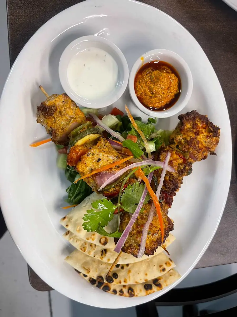 Chicken Kebab at Momo & Kebab