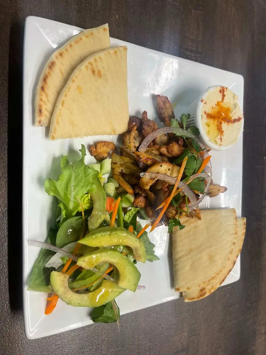 Chicken Plate at Momo & Kebab