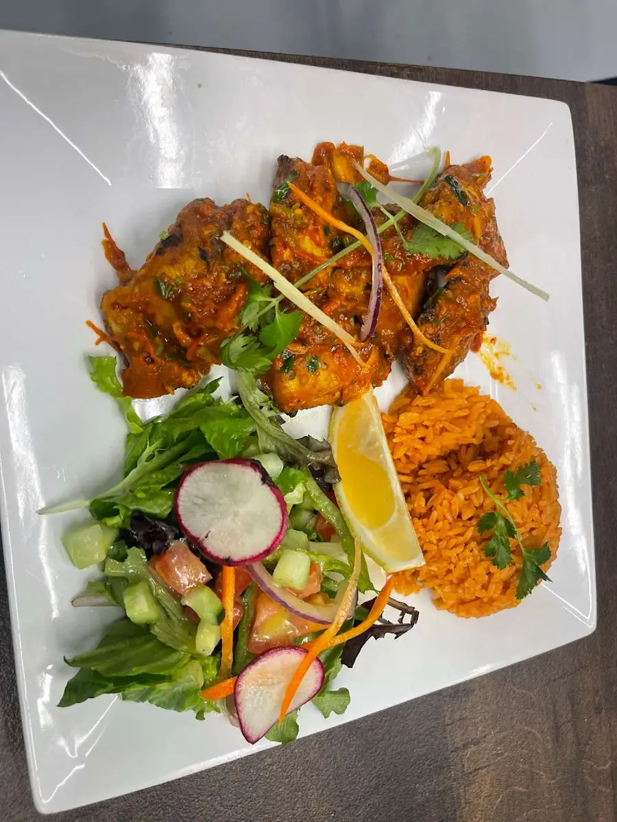Fish Choila at Momo & Kebab