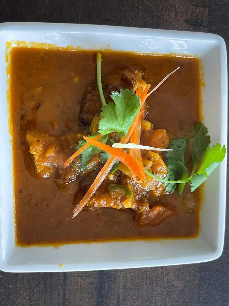 Fish Curry at Momo & Kebab