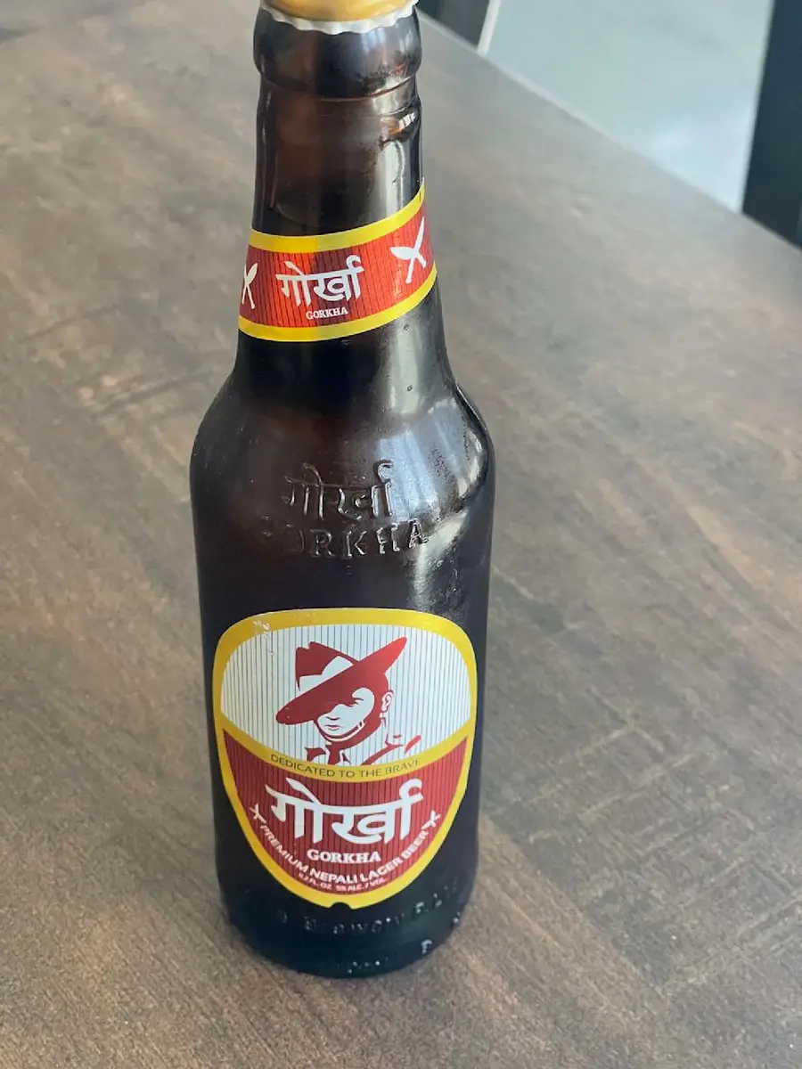 Gorkha Beer From Nepal at Momo & Kebab