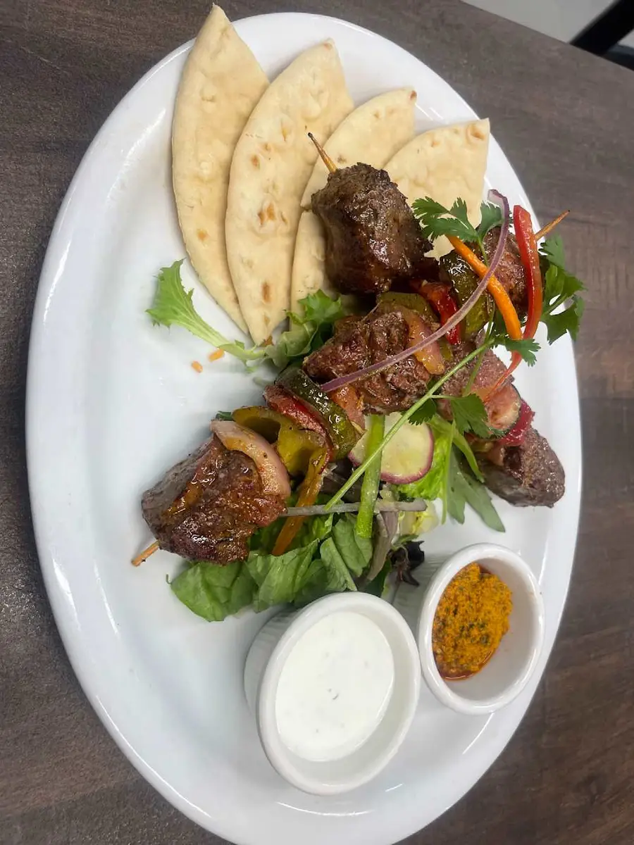 Lamb Kebab at Momo & Kebab