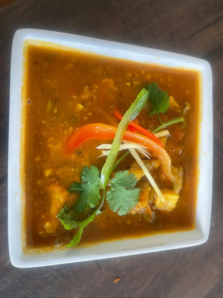 Mushroom Curry at Momo & Kebab