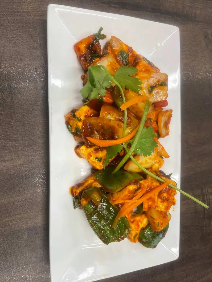 Paneer Chili at Momo & Kebab