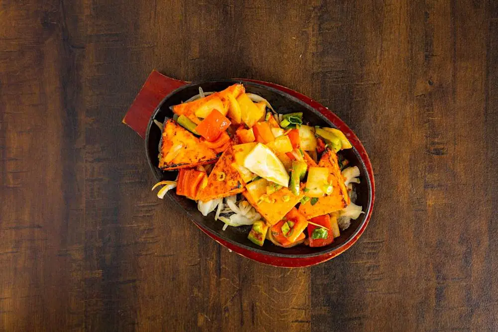 Paneer Tandoori Sizzler at Momo & Kebab