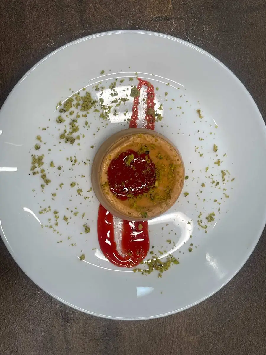 Pistachio Saffron Kulfi at Momo & Kebab