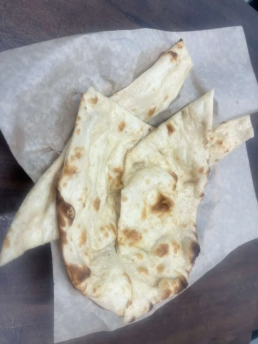 Plain Naan at Momo & Kebab