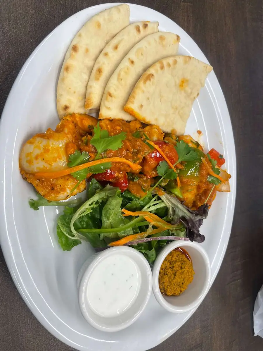 Shrimp Kebab at Momo & Kebab