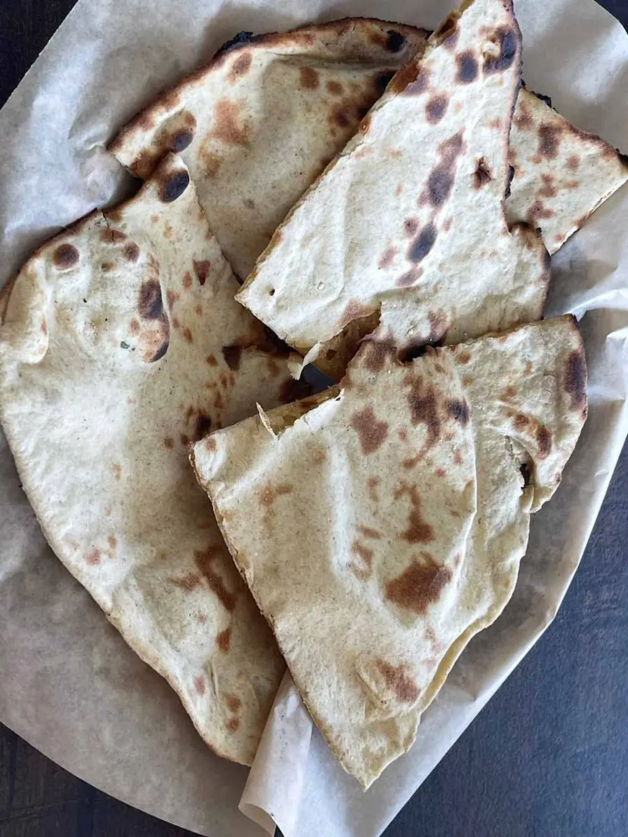 Tandoori Roti at Momo & Kebab