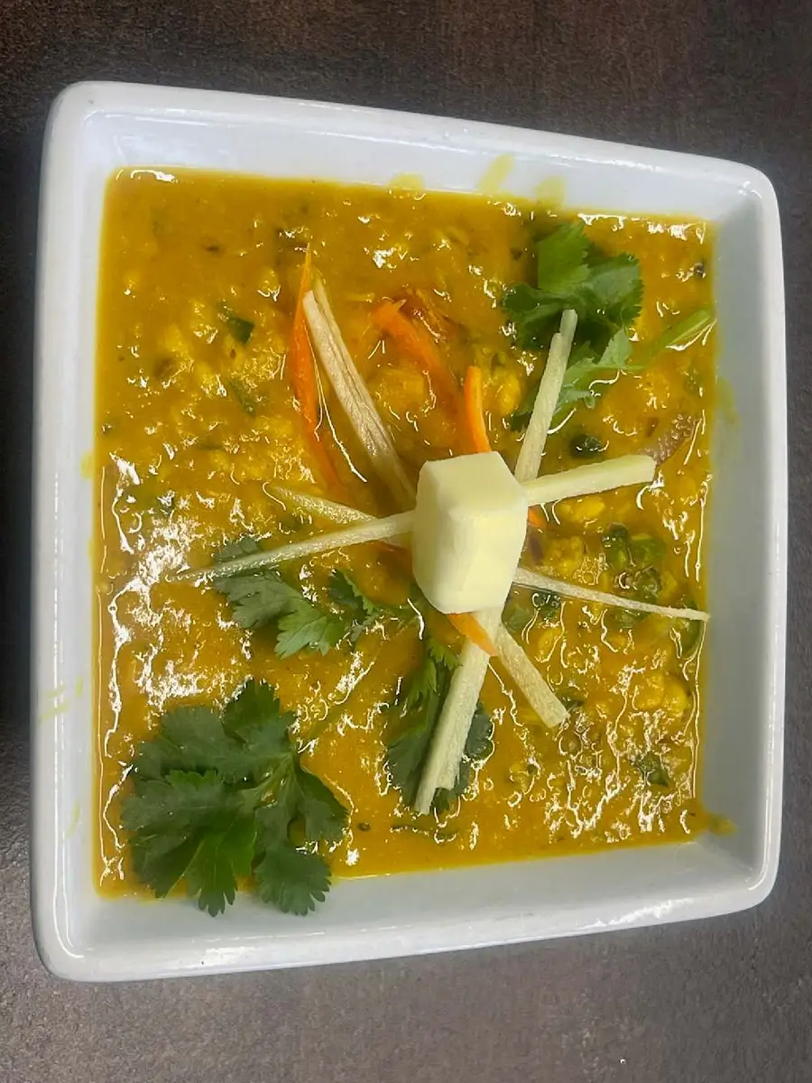 Yellow Daal Tadaka at Momo & Kebab