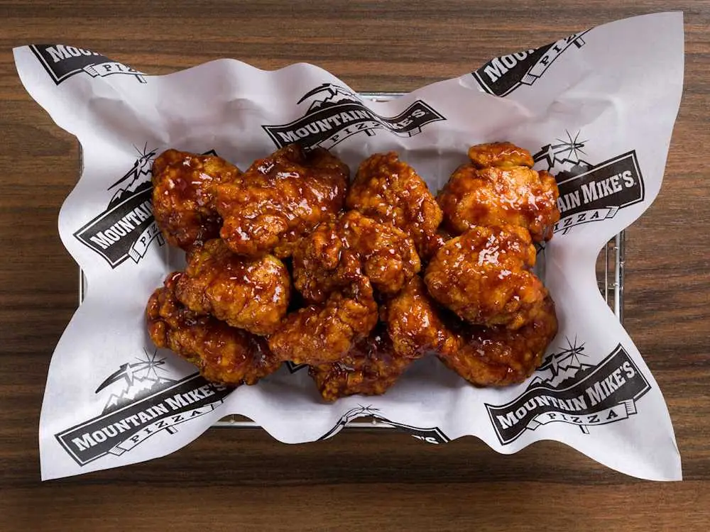 BBQ Boneless Wings at Mountain Mike's Pizza