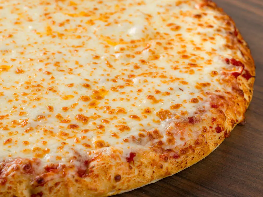 Cheese at Mountain Mike's Pizza