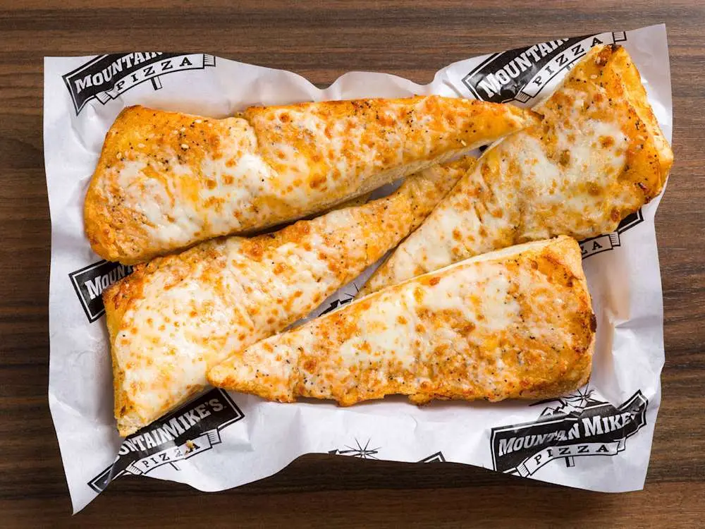 Garlic Bread with Cheese at Mountain Mike's Pizza