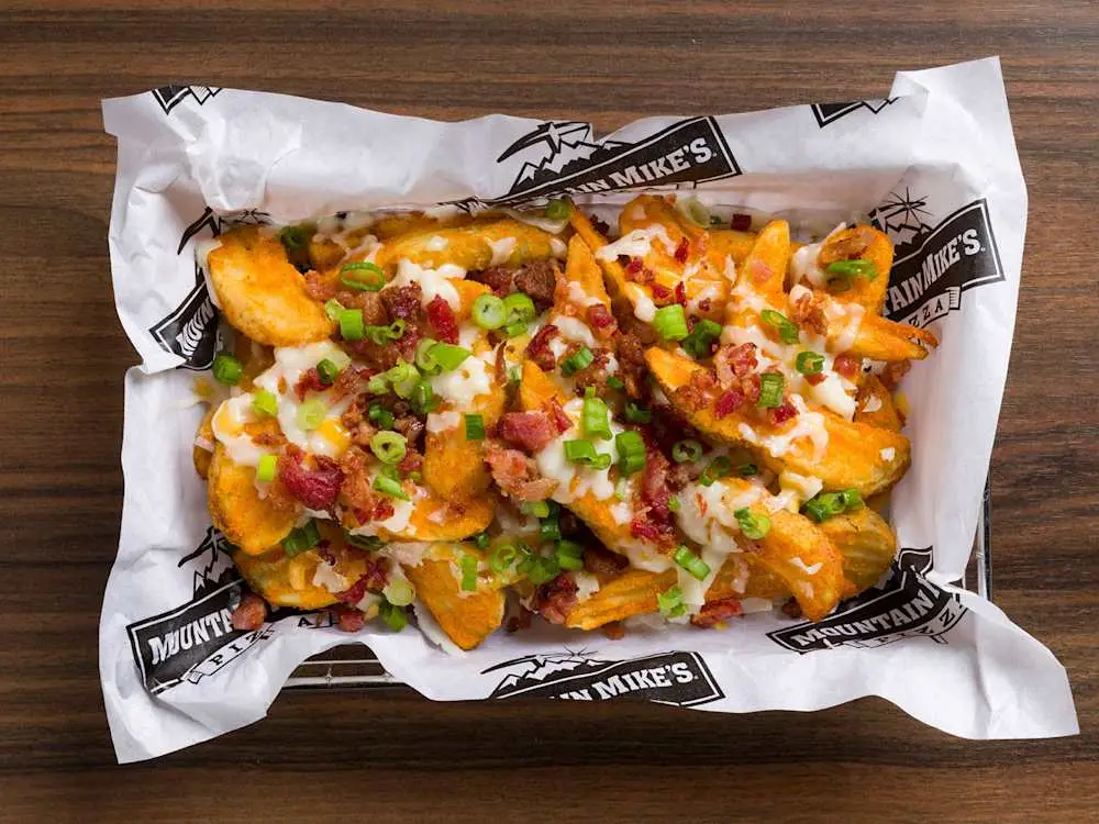 Loaded Mountain Fries at Mountain Mike's Pizza