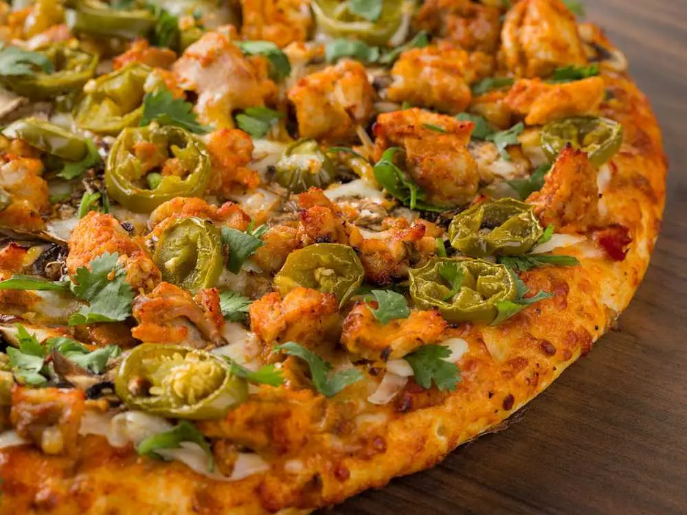 Spicy Himalayan Pizza at Mountain Mike's Pizza