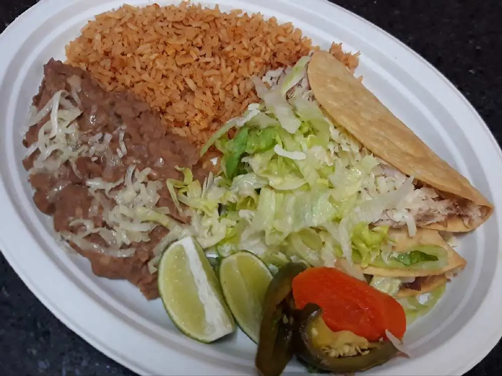 2 pc Crispy Taco Plate at Mr Taco
