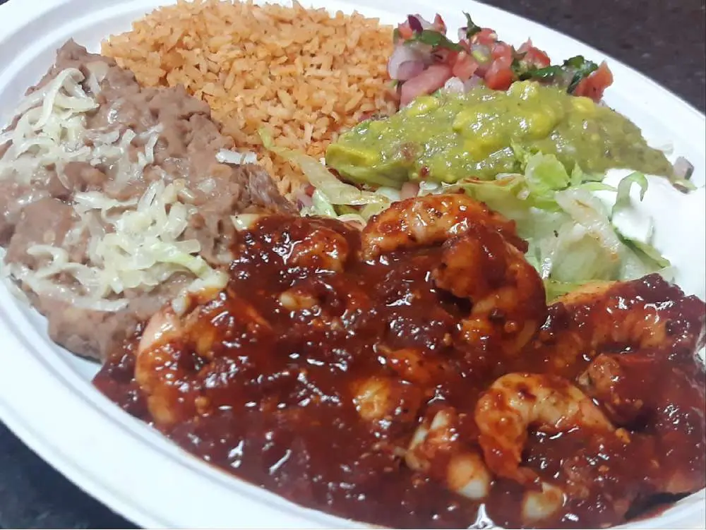 Camarones A La Diabla at Mr Taco