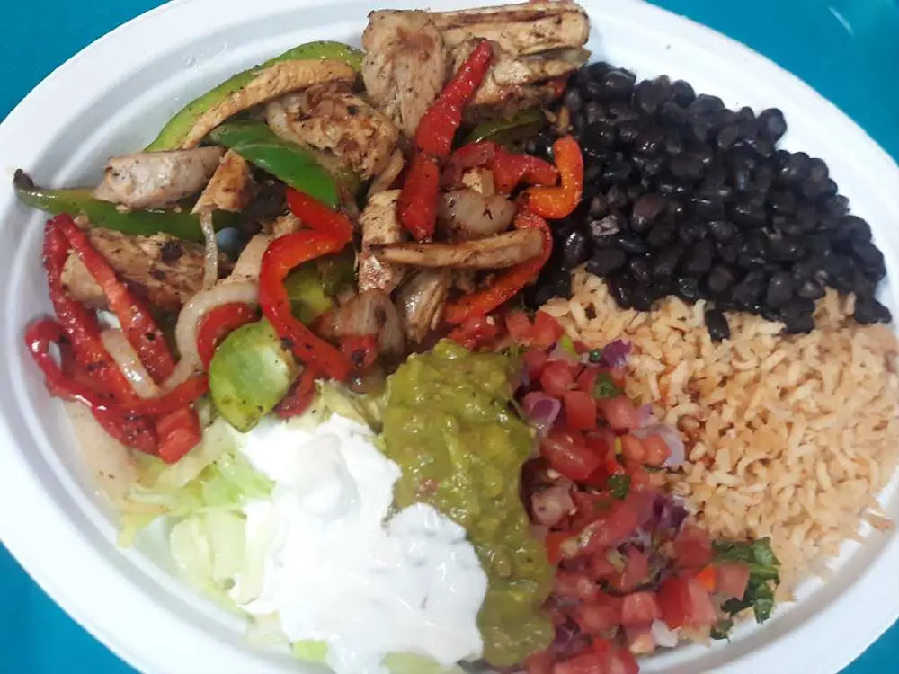 Chicken Fajitas at Mr Taco
