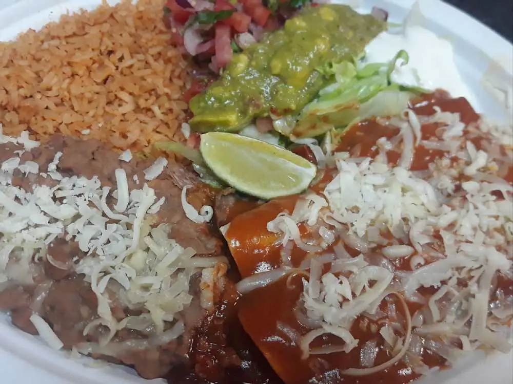 Enchiladas at Mr Taco