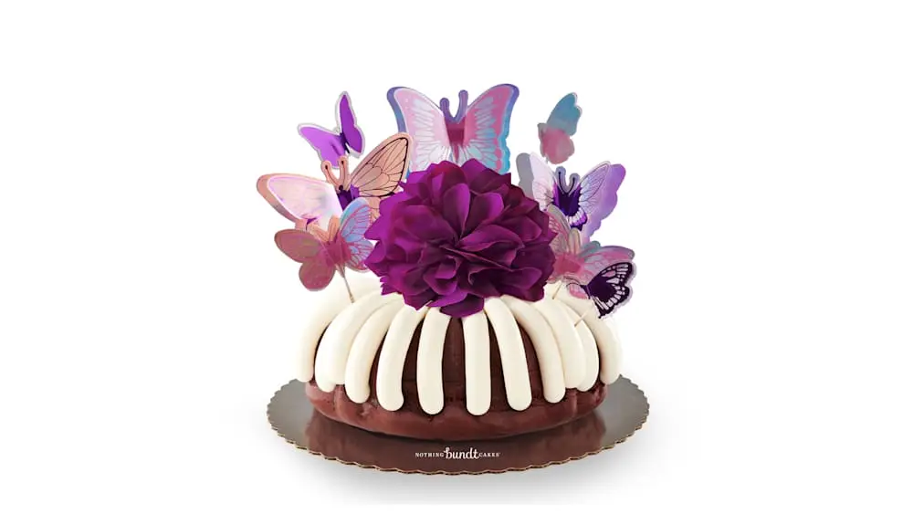 Butterfly Big Decorated Bundt at Nothing Bundt Cakes