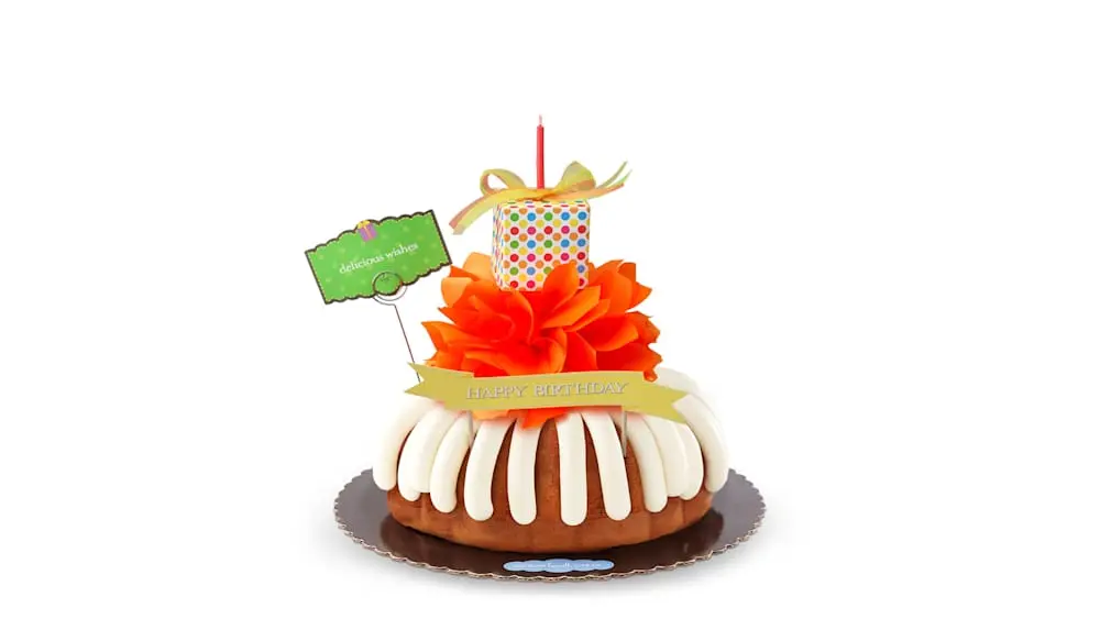 Delicious Wishes Big Decorated Bundt at Nothing Bundt Cakes
