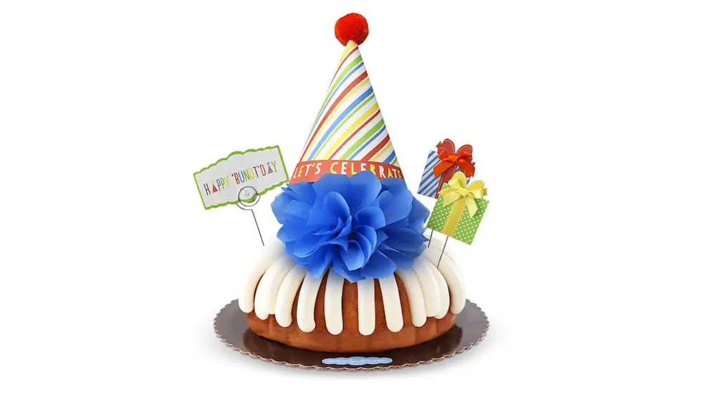Happy Bundt’day Big Decorated Bundt at Nothing Bundt Cakes