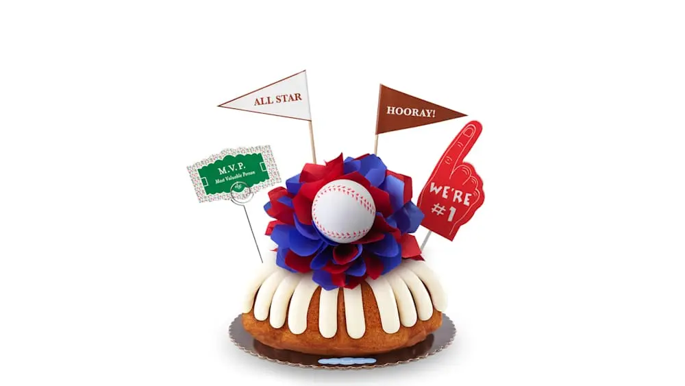 MVP – Baseball Decorated Bundt at Nothing Bundt Cakes