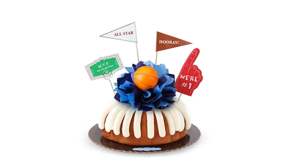 MVP – Basketball Big Decorated Bundt at Nothing Bundt Cakes