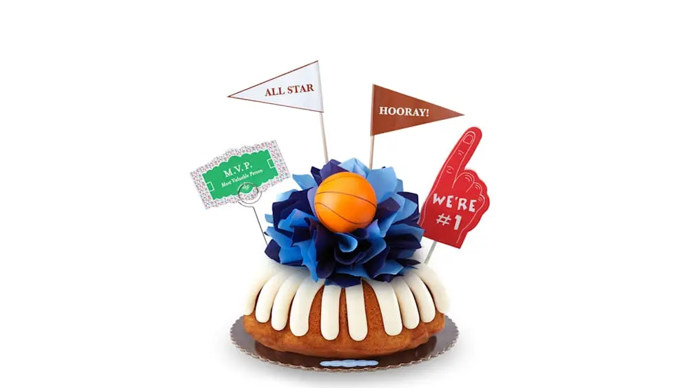 MVP – Basketball Decorated Bundt at Nothing Bundt Cakes